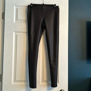 Express faux leather leggings